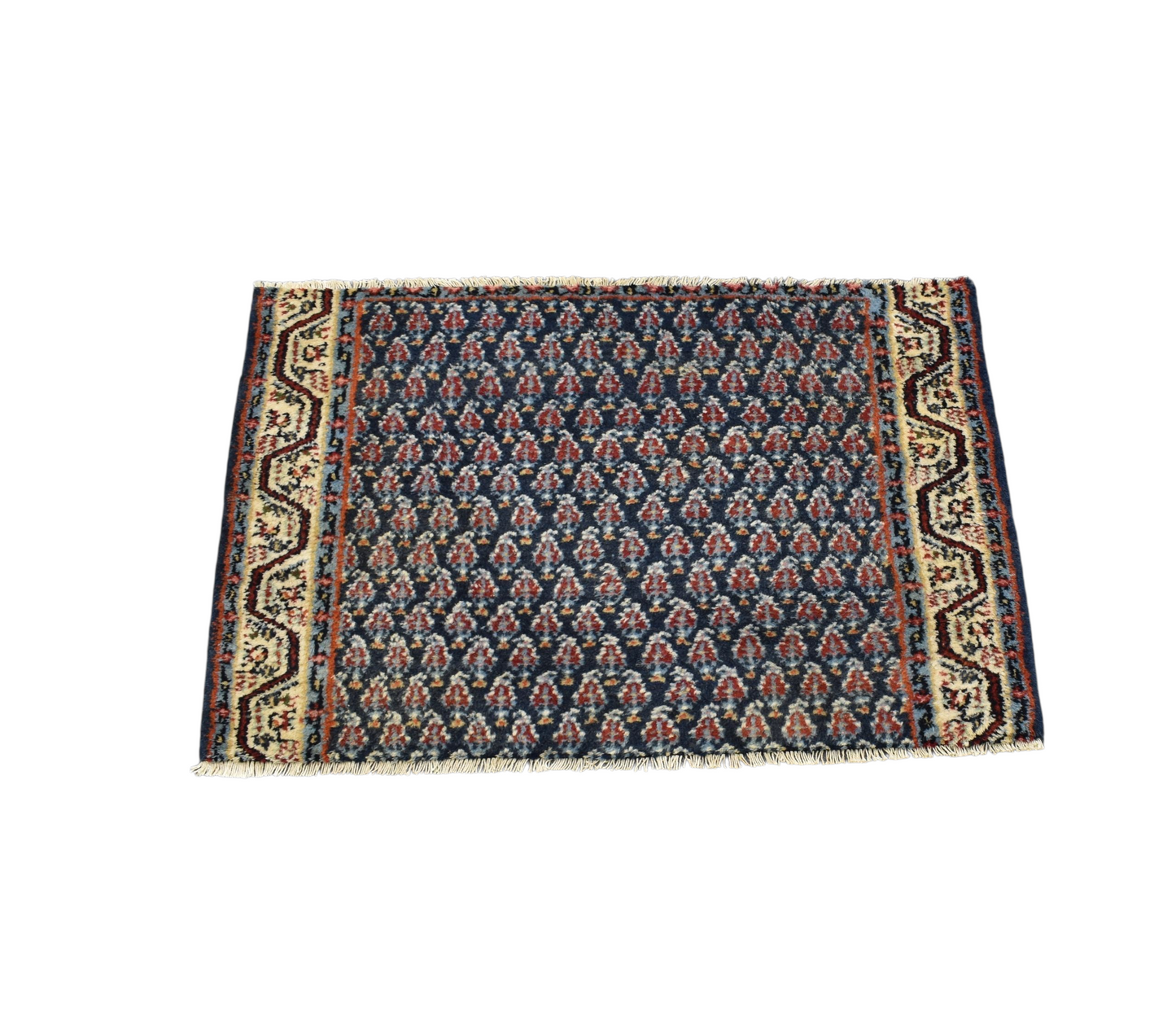Kilim Antik El Dokuma Bademli Herki Yün Halı 0368 - Yeni - Çok Renkli