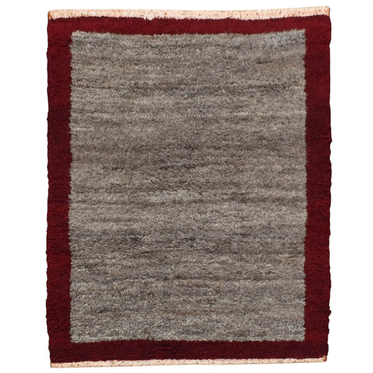 Kilim Antik Uzun Tüylü Shaggy Tülü Yün Halı 0374 - Yeni - Gri