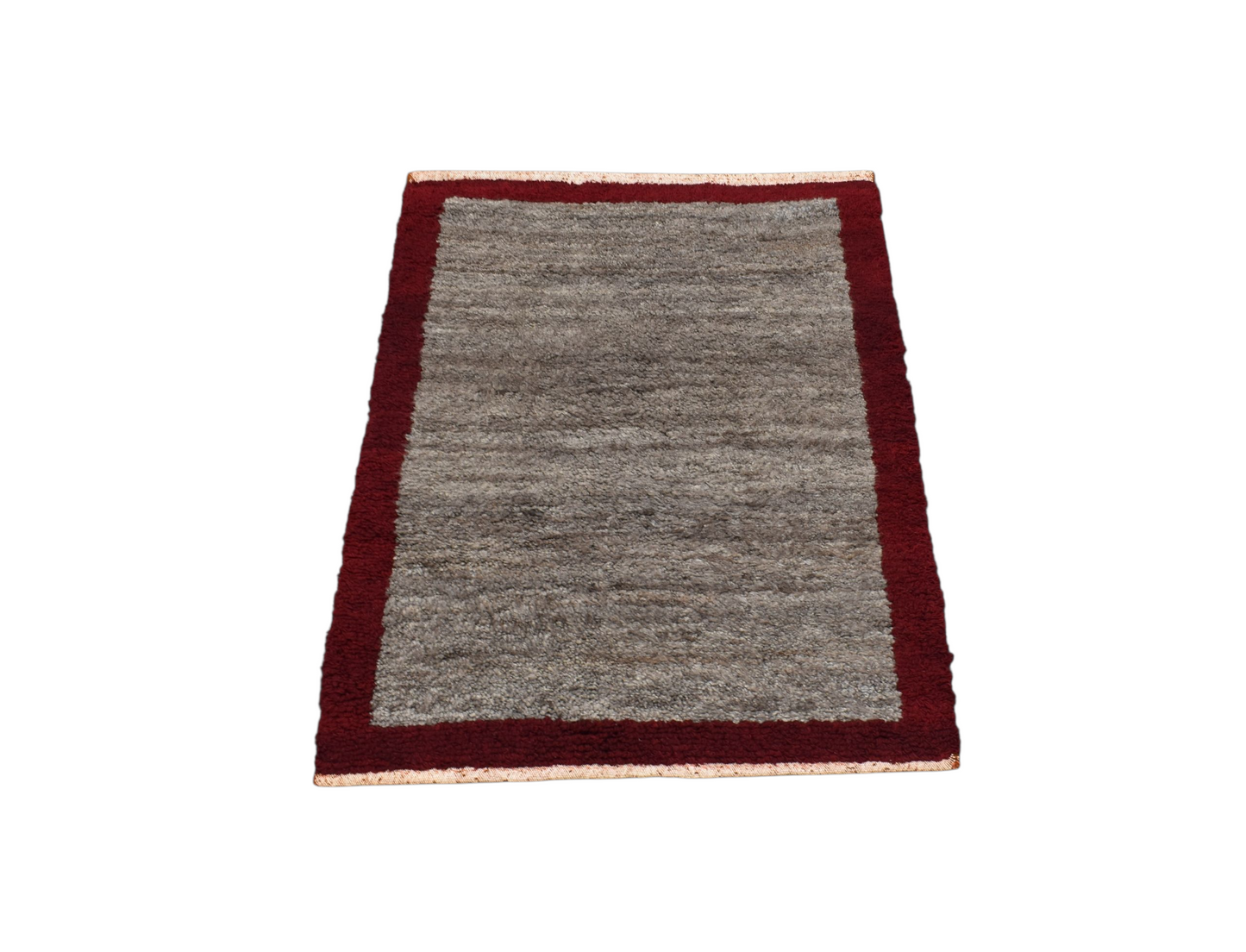 Kilim Antik Uzun Tüylü Shaggy Tülü Yün Halı 0374 - Yeni - Gri