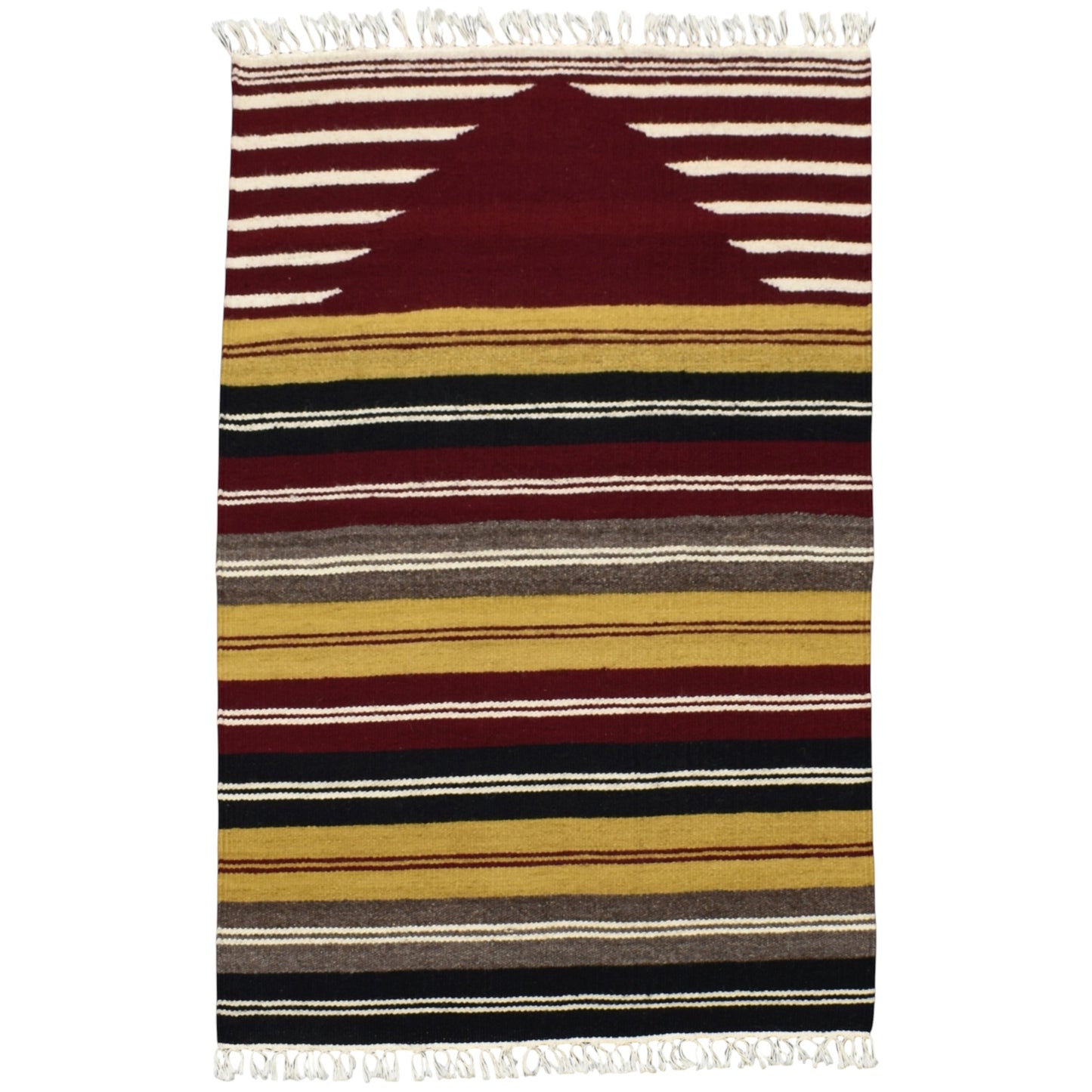 Kilim Antik El Dokuması Hatay Seccade Yün Kilim 0387 - Yeni - Çok Renkli