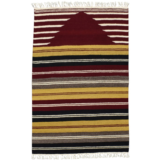 Kilim Antik El Dokuması Hatay Seccade Yün Kilim 0387 - Yeni - Çok Renkli