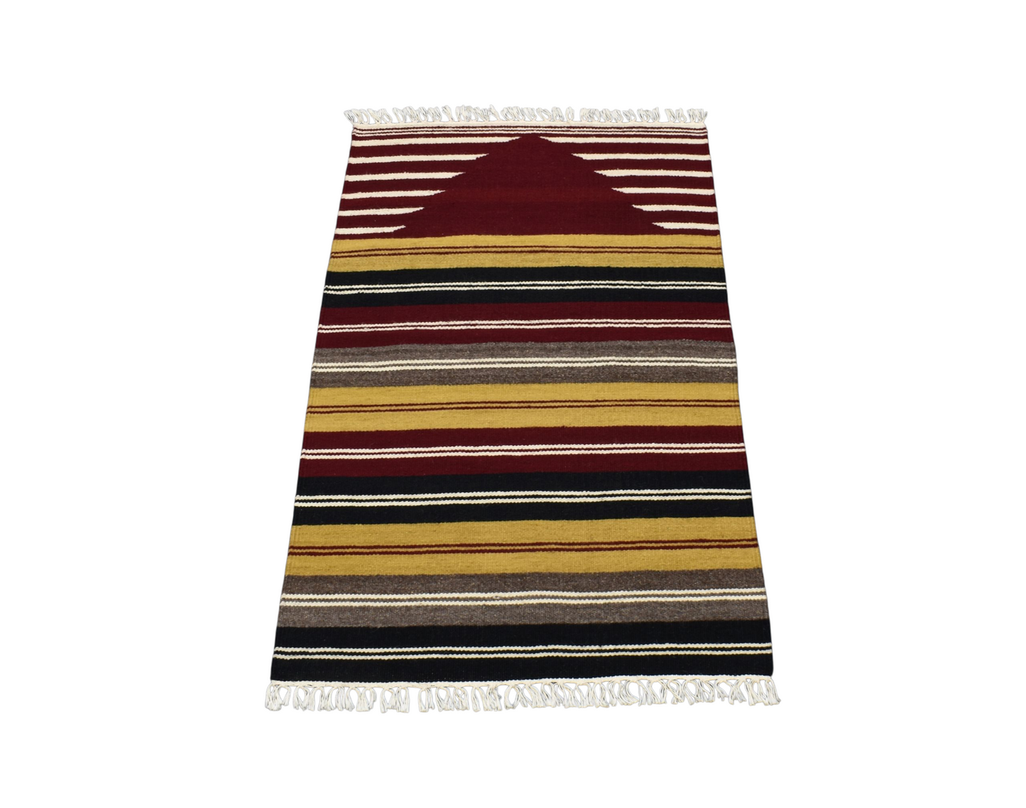 Kilim Antik El Dokuması Hatay Seccade Yün Kilim 0387 - Yeni - Çok Renkli