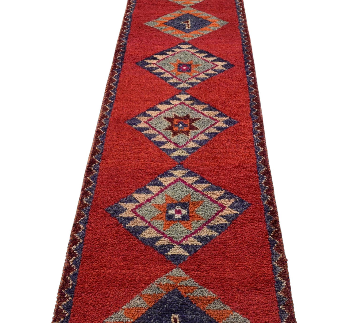 Kilim Antik El Dokuma Herki Yolluk Yün Halı 0391 - Yeni - Kırmızı