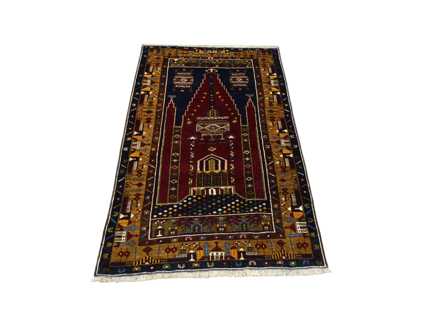 Kilim Antik 19.Yüzyıl El Dokuması Zile Yahyalı Yün Halı 0392 - Antika - Çok Renkli