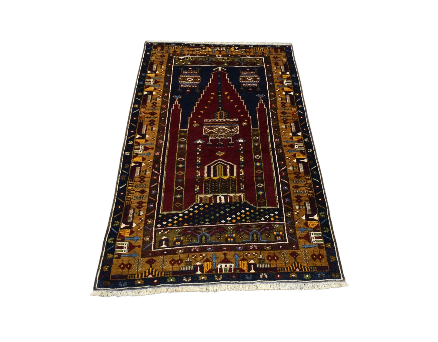 Kilim Antik 19.Yüzyıl El Dokuması Zile Yahyalı Yün Halı 0392 - Antika - Çok Renkli