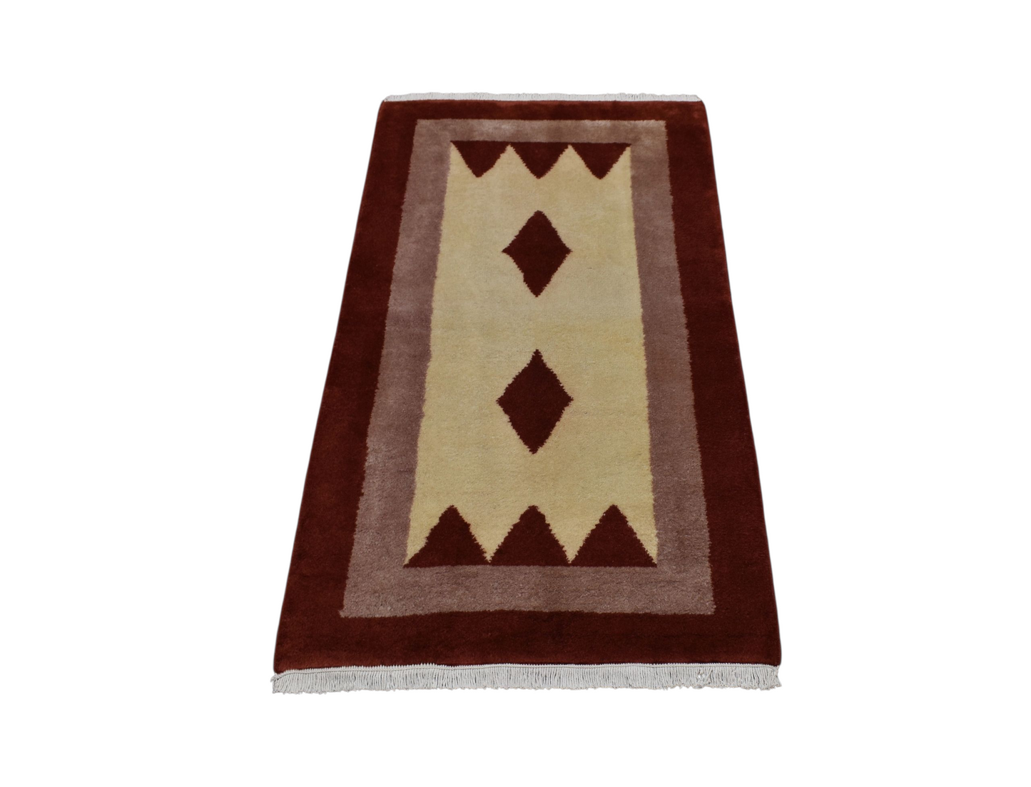 Kilim Antik El Dokuma Fas Morocco Yün Halı 0399 - Yeni - Çok Renkli