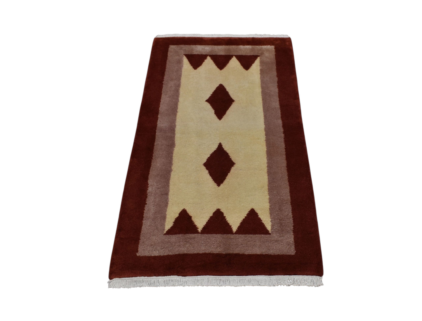 Kilim Antik El Dokuma Fas Morocco Yün Halı 0399 - Yeni - Çok Renkli