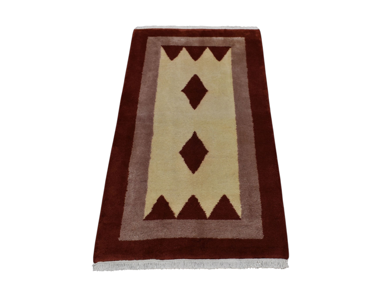 Kilim Antik El Dokuma Fas Morocco Yün Halı 0399 - Yeni - Çok Renkli