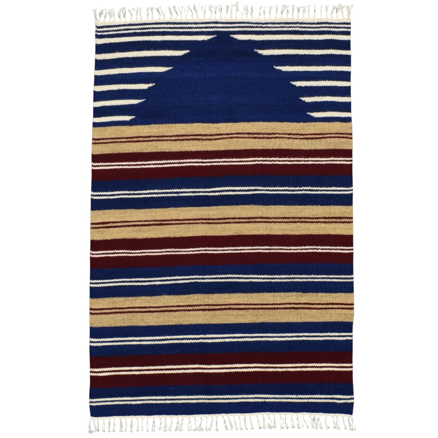 Kilim Antik El Dokuması Hatay Seccade Yün Kilim 0400 - Yeni - Çok Renkli