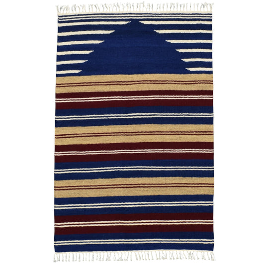 Kilim Antik El Dokuması Hatay Seccade Yün Kilim 0400 - Yeni - Çok Renkli