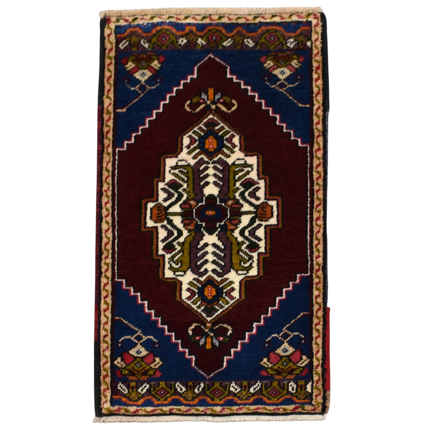 Kilim Antik El Dokuma Aksaray Taşpınar Yün Halı 0407 - Yeni - Çok Renkli