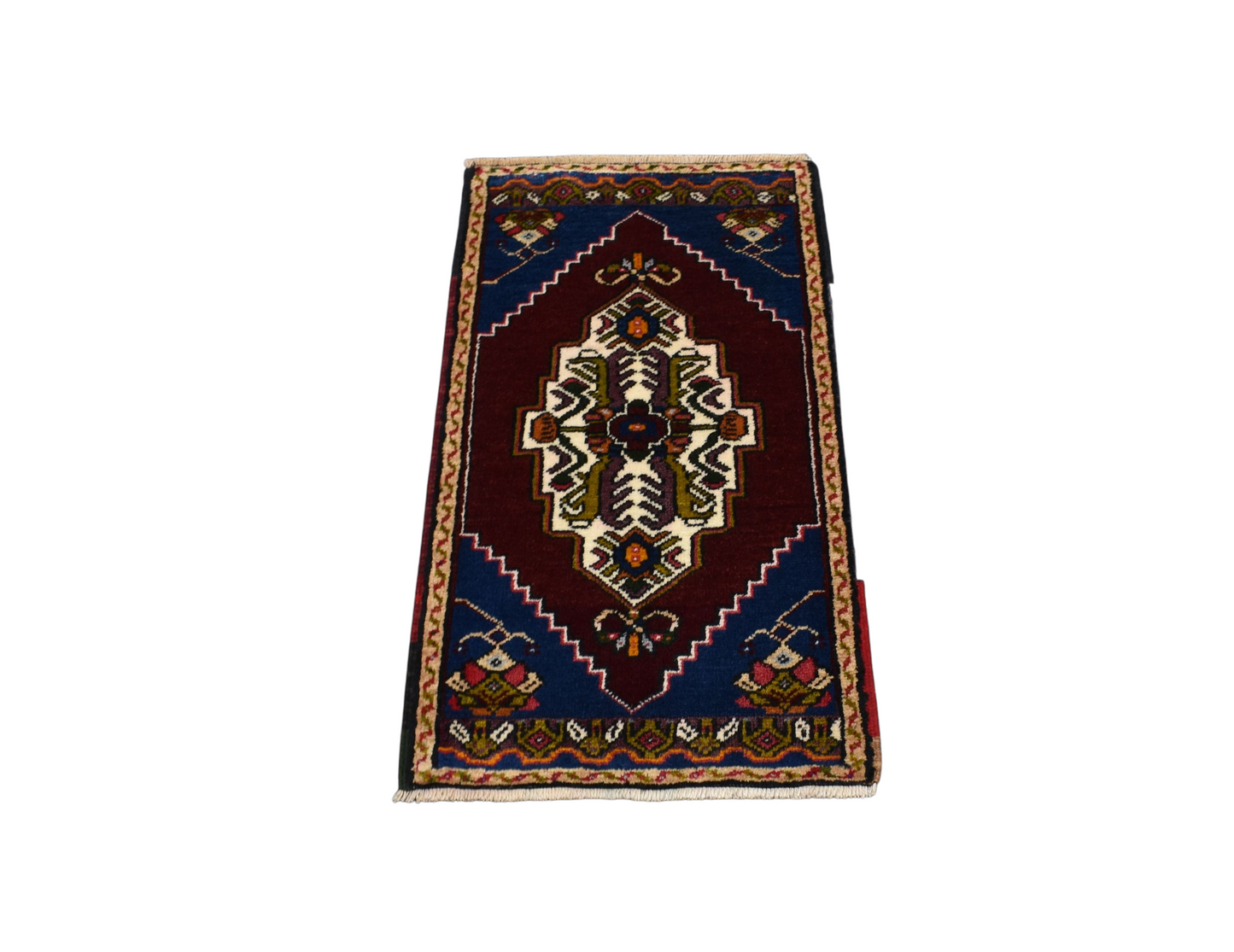 Kilim Antik El Dokuma Aksaray Taşpınar Yün Halı 0407 - Yeni - Çok Renkli