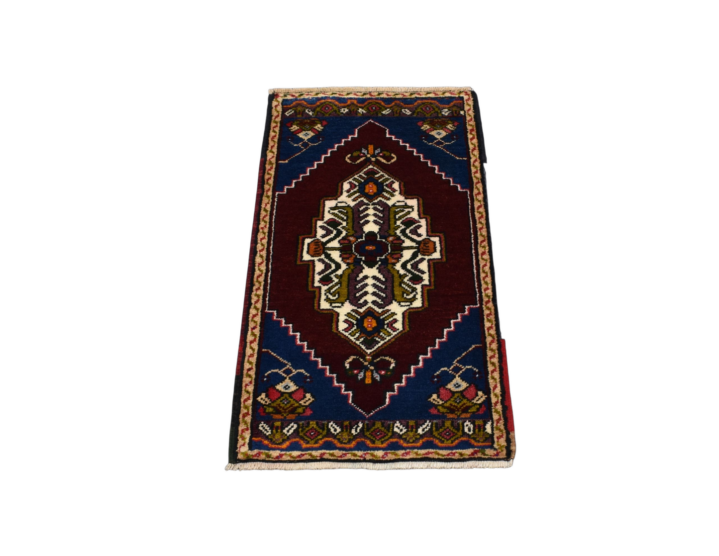 Kilim Antik El Dokuma Aksaray Taşpınar Yün Halı 0407 - Yeni - Çok Renkli