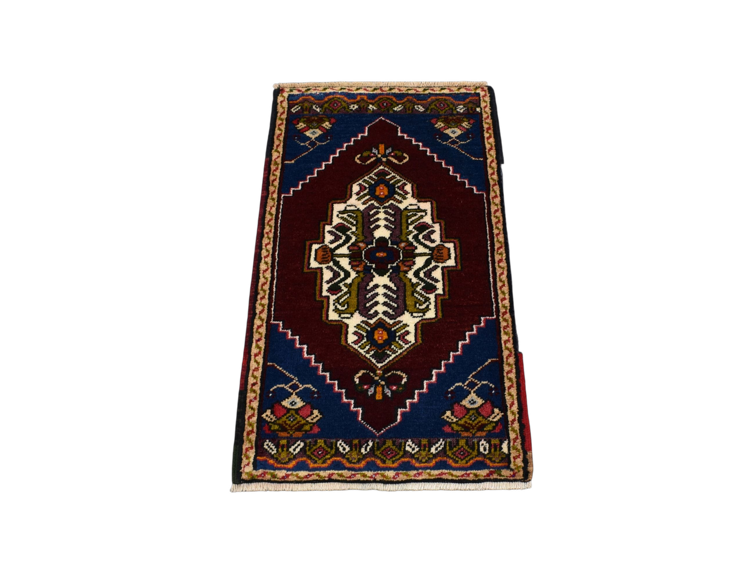 Kilim Antik El Dokuma Aksaray Taşpınar Yün Halı 0407 - Yeni - Çok Renkli