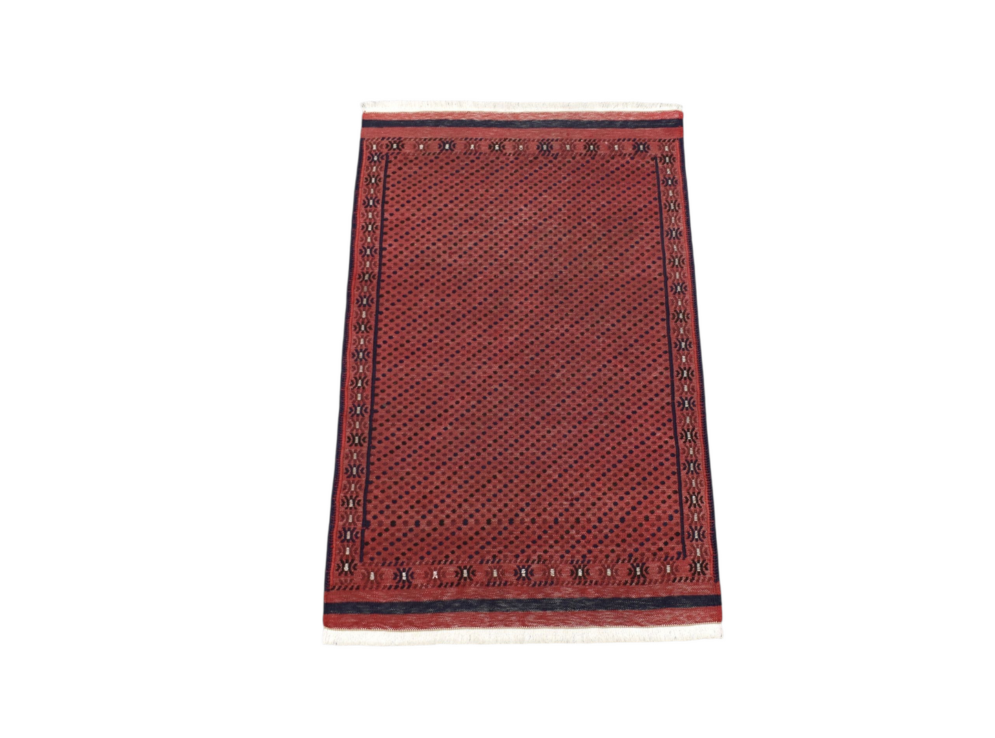 Kilim Antik El Dokuma İnce İran Acem Yün Kilim 0413 - Yeni - Kırmızı