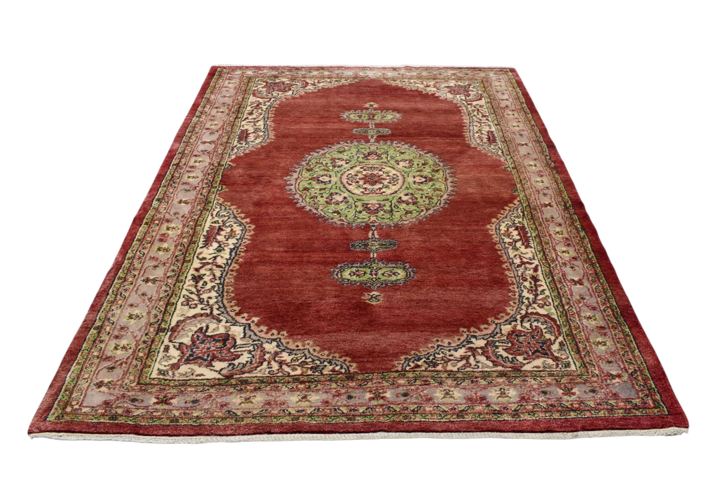 Kilim Antik El Dokuma 7m2 Pastel Sivas Yün Salon Halısı 0418 - Yeni - Çok Renkli