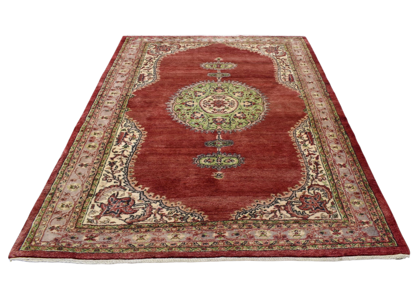 Kilim Antik El Dokuma 7m2 Pastel Sivas Yün Salon Halısı 0418 - Yeni - Çok Renkli