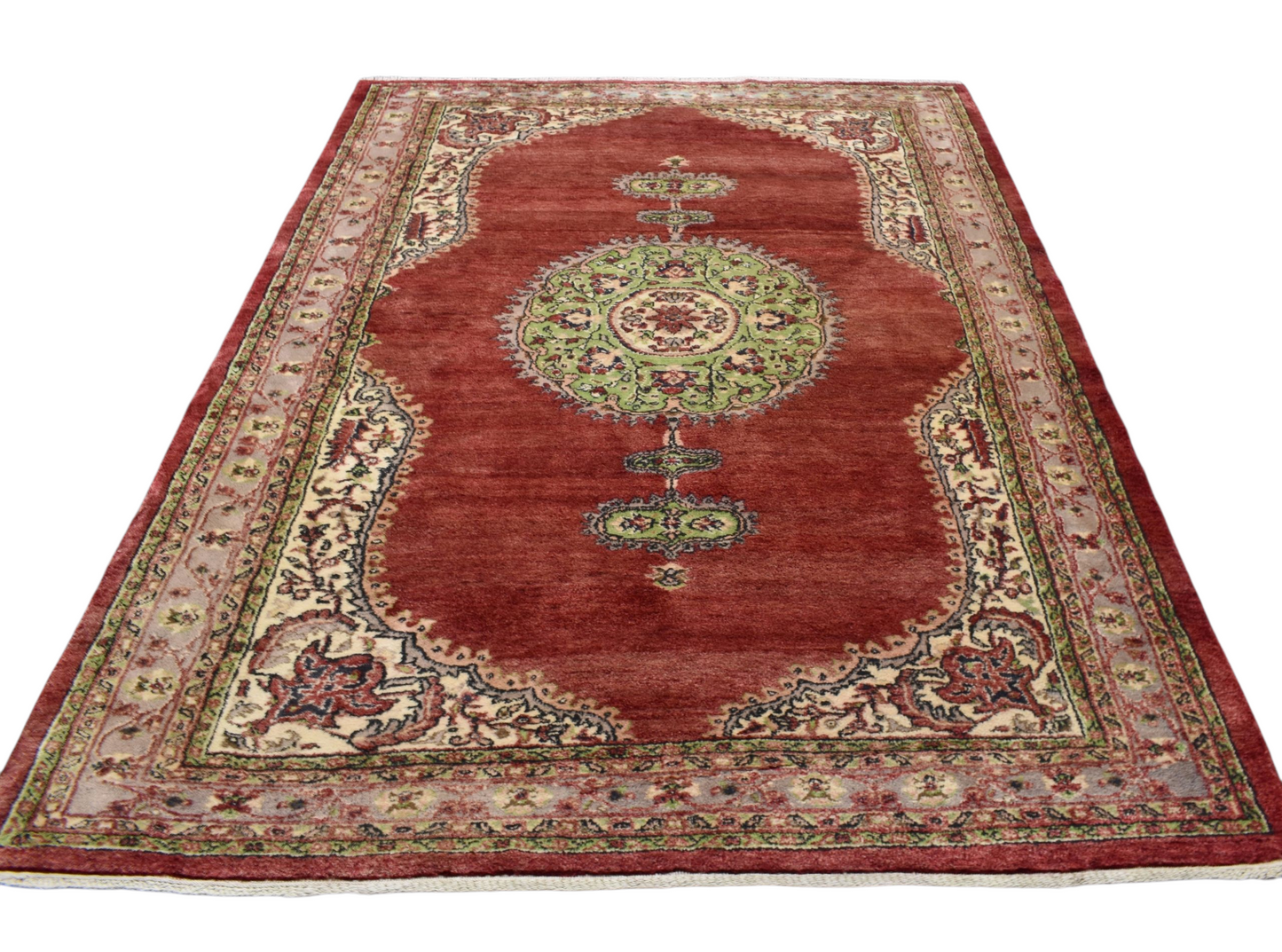 Kilim Antik El Dokuma 7m2 Pastel Sivas Yün Salon Halısı 0418 - Yeni - Çok Renkli