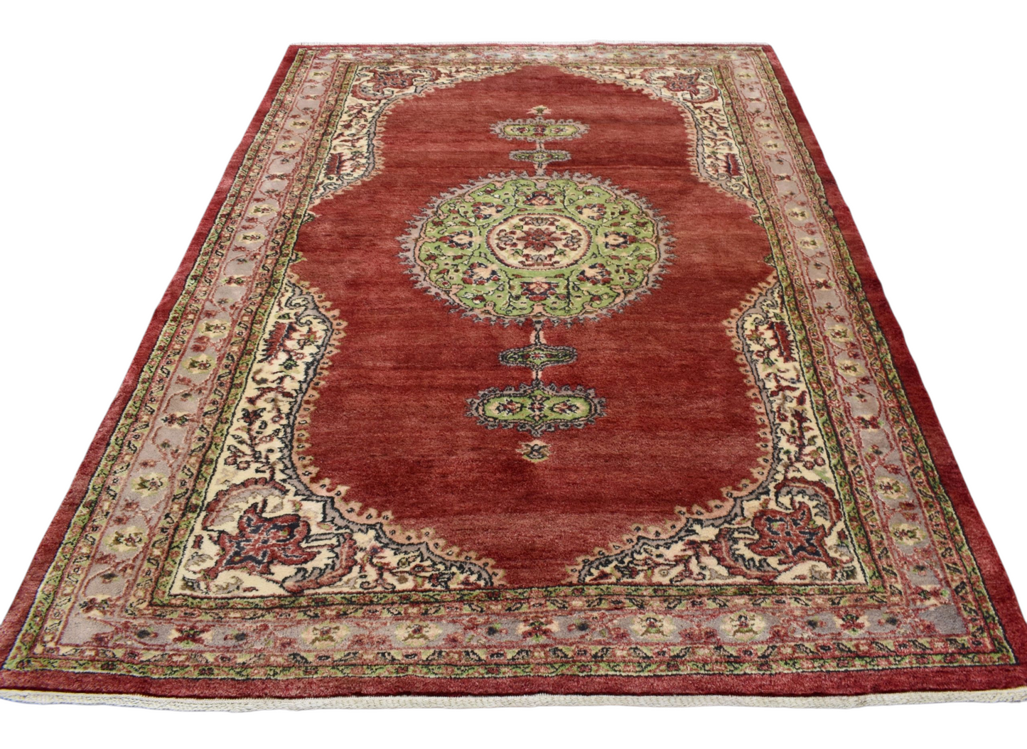 Kilim Antik El Dokuma 7m2 Pastel Sivas Yün Salon Halısı 0418 - Yeni - Çok Renkli