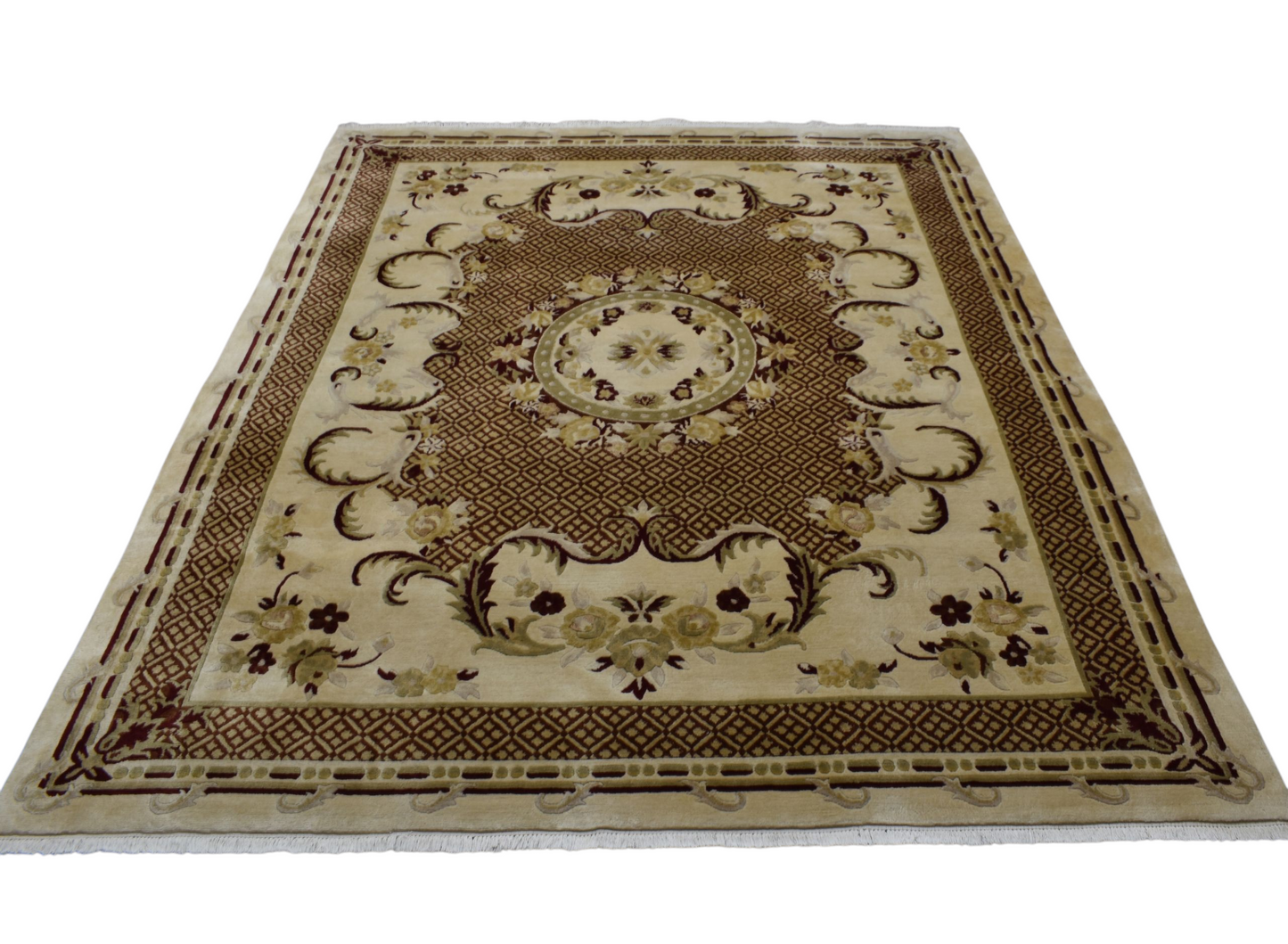 Kilim Antik 7m2 El Dokuma Çin Yün Salon Halısı 0422 - Yeni - Çok Renkli