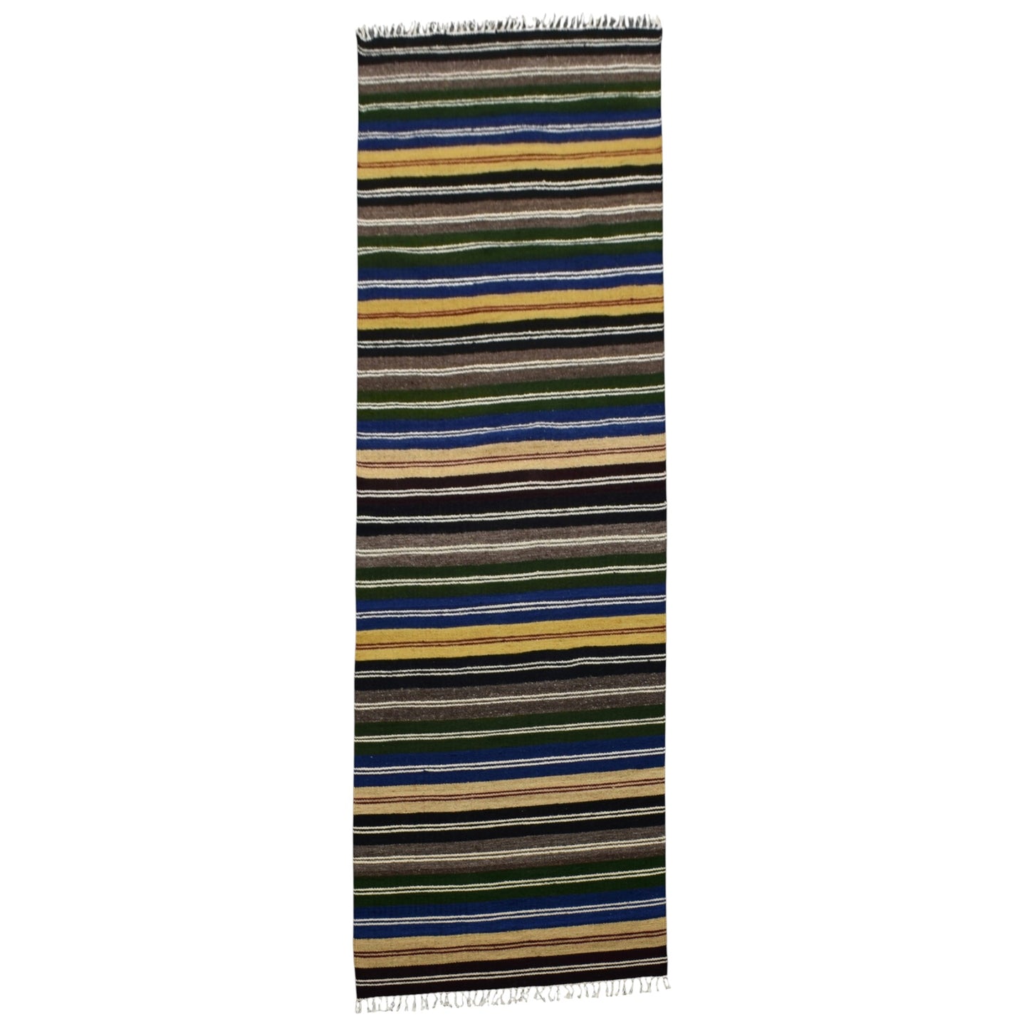 Kilim Antik El Dokuması Hatay Yün Yolluk Kilim 0423 - Yeni - Çok Renkli