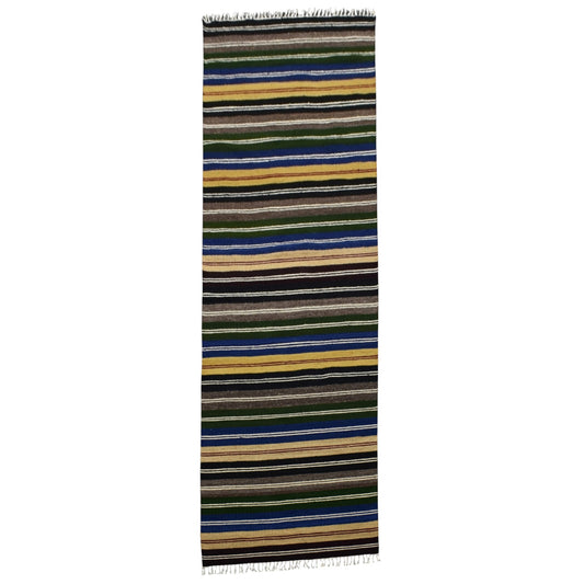 Kilim Antik El Dokuması Hatay Yün Yolluk Kilim 0423 - Yeni - Çok Renkli