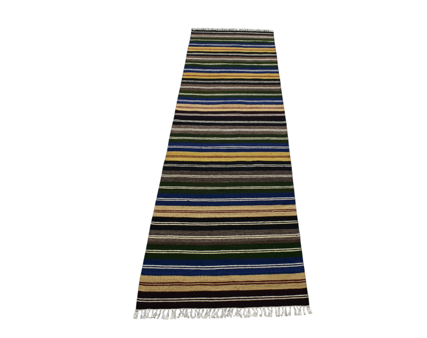 Kilim Antik El Dokuması Hatay Yün Yolluk Kilim 0423 - Yeni - Çok Renkli