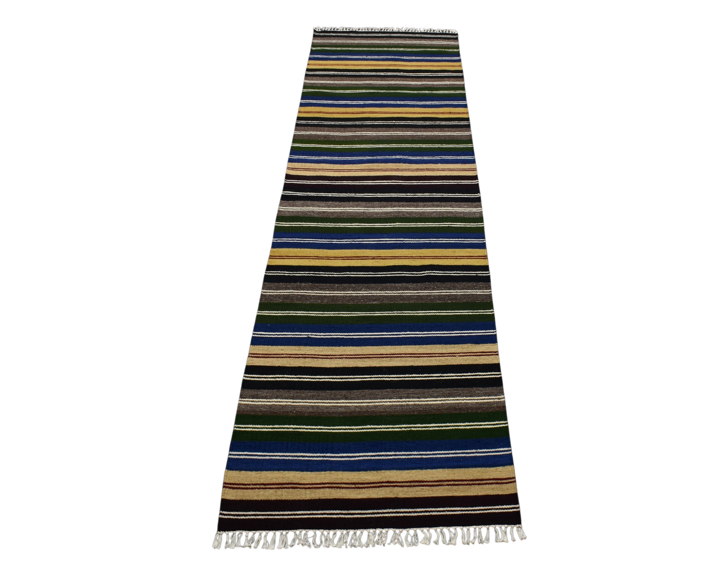 Kilim Antik El Dokuması Hatay Yün Yolluk Kilim 0423 - Yeni - Çok Renkli