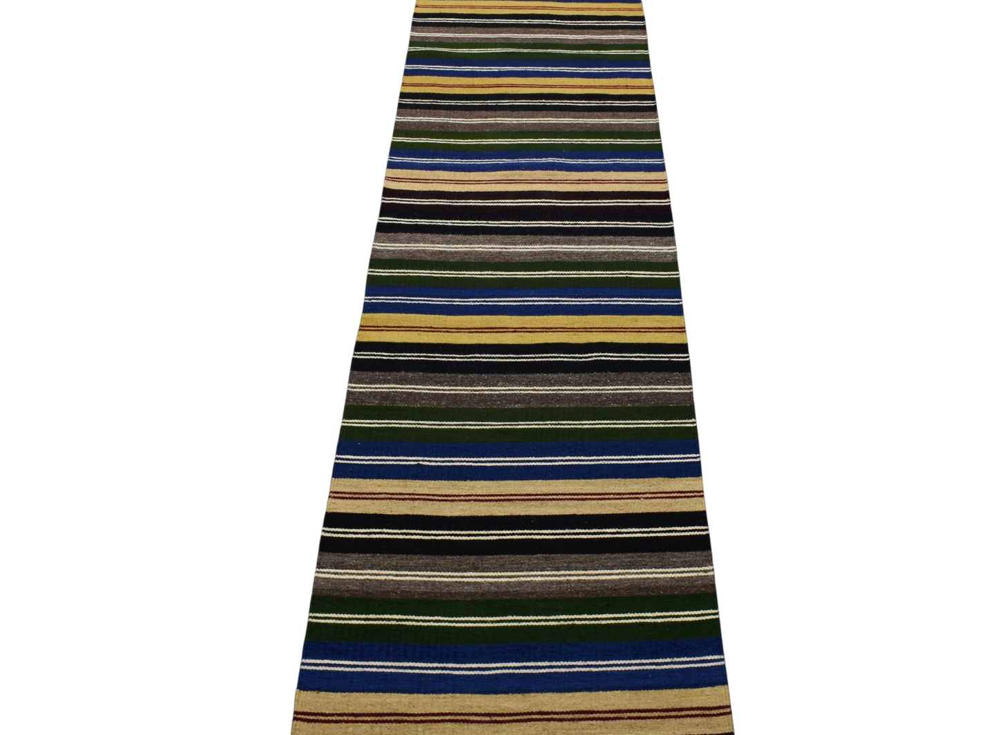 Kilim Antik El Dokuması Hatay Yün Yolluk Kilim 0423 - Yeni - Çok Renkli