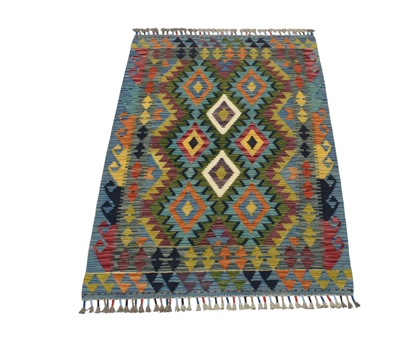 Kilim Antik El Dokuma Kemaliye Horasan Türkmenleri Yün Kilim 0425 - Yeni - Çok Renkli