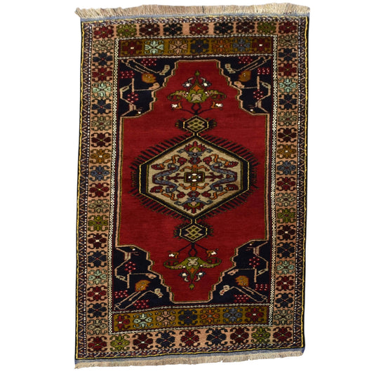 Kilim Antik El Dokuması Yahyalı Yün Halı 0427 - Yeni - Çok Renkli