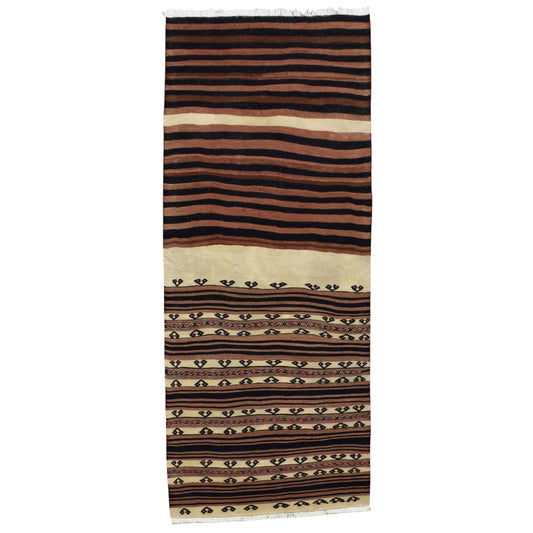 Kilim Antik El Dokuma Yağcıbedir Balıkesir Yörük Yün Kilim 0428 - Antika - Çok Renkli