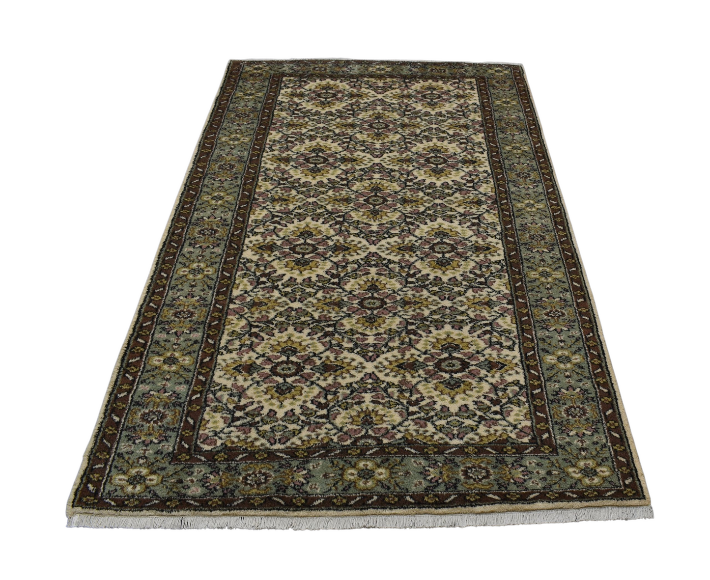 Kilim Antik El Dokuma 4m2 Çiçekli Yün Halı 0429 - Yeni - Çok Renkli