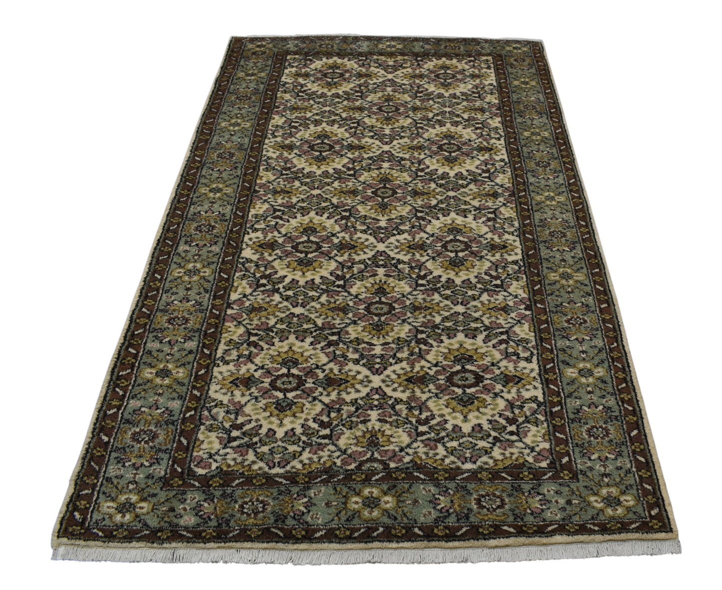 Kilim Antik El Dokuma 4m2 Çiçekli Yün Halı 0429 - Yeni - Çok Renkli
