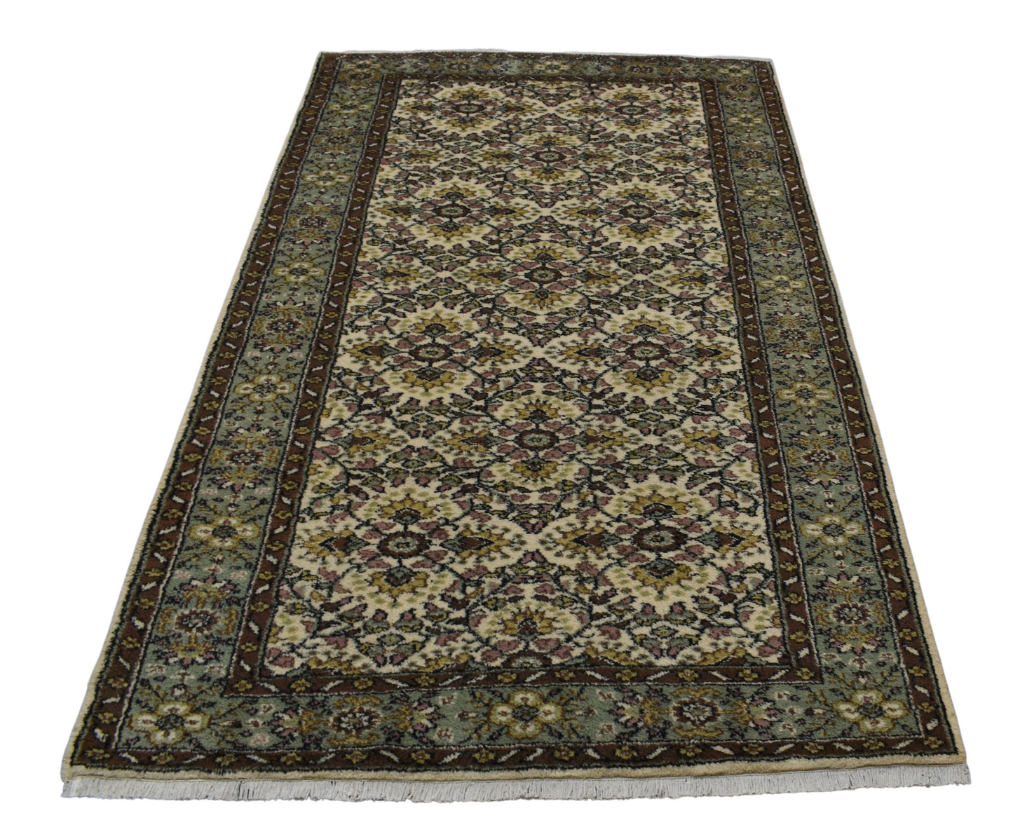 Kilim Antik El Dokuma 4m2 Çiçekli Yün Halı 0429 - Yeni - Çok Renkli