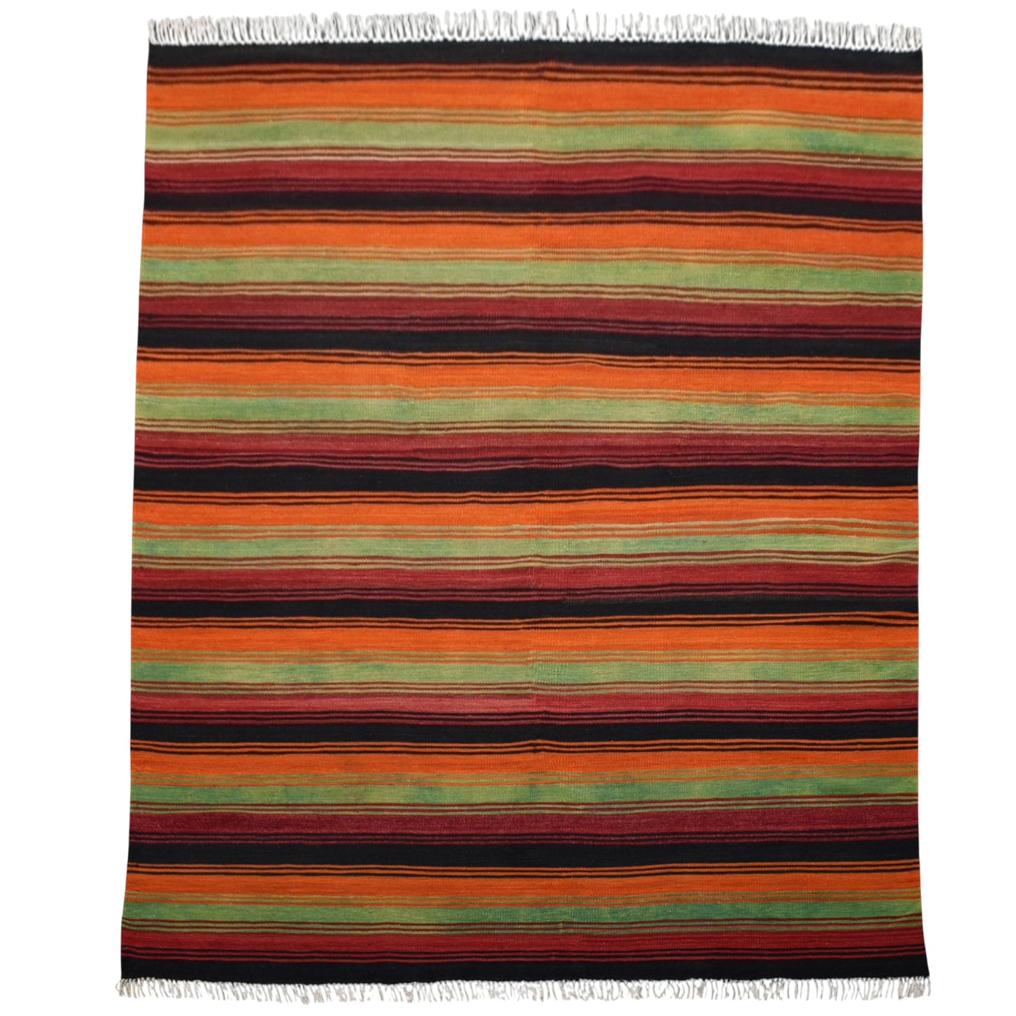 Kilim Antik El Dokuma Gömürgen Yün Kilim 0448 - Yeni - Çok Renkli