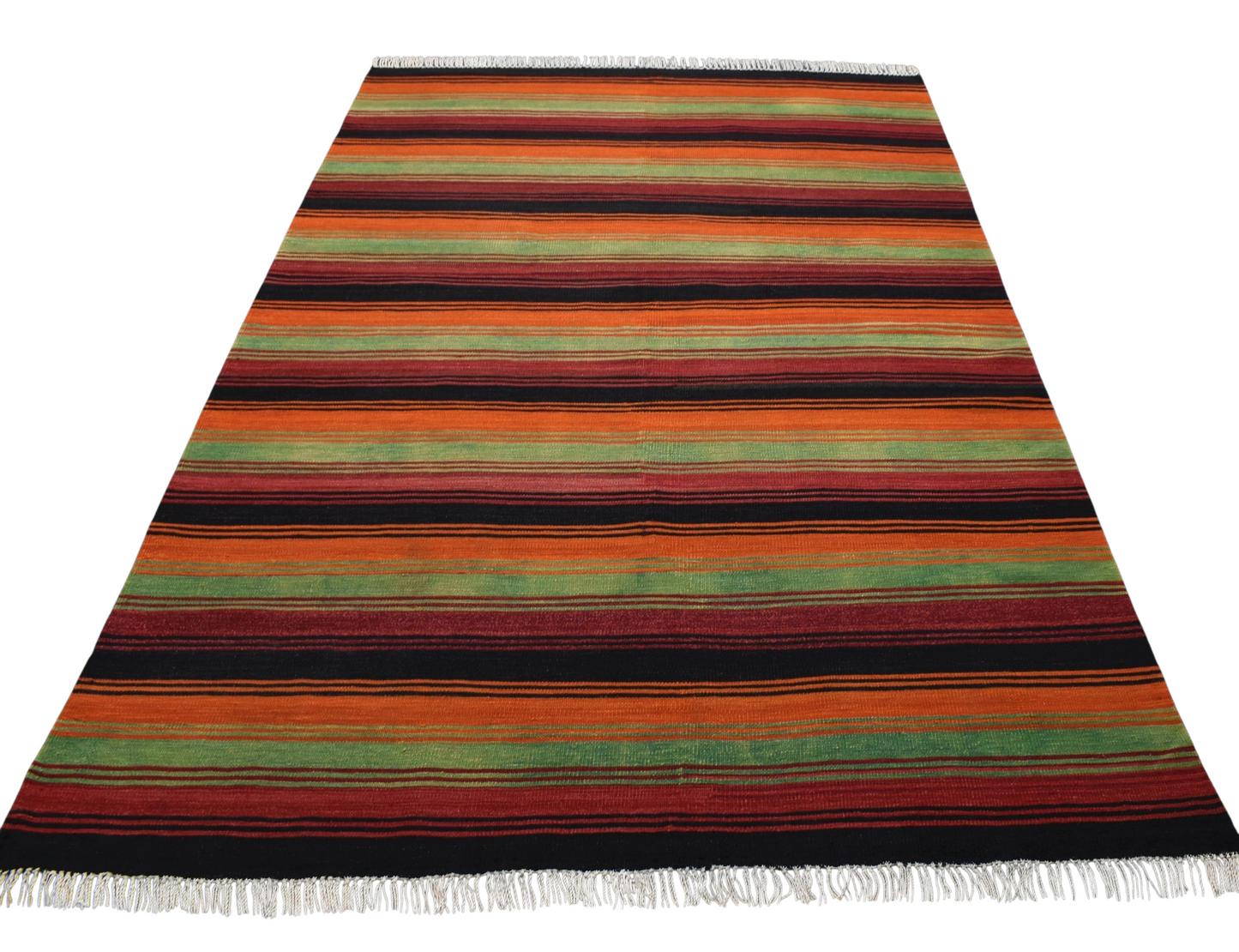 Kilim Antik El Dokuma Gömürgen Yün Kilim 0448 - Yeni - Çok Renkli