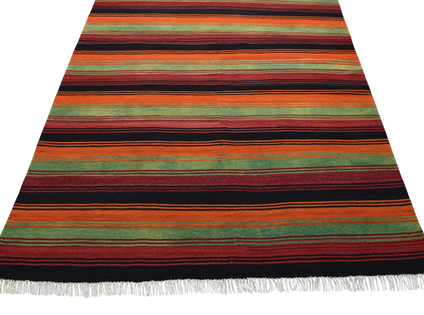 Kilim Antik El Dokuma Gömürgen Yün Kilim 0448 - Yeni - Çok Renkli