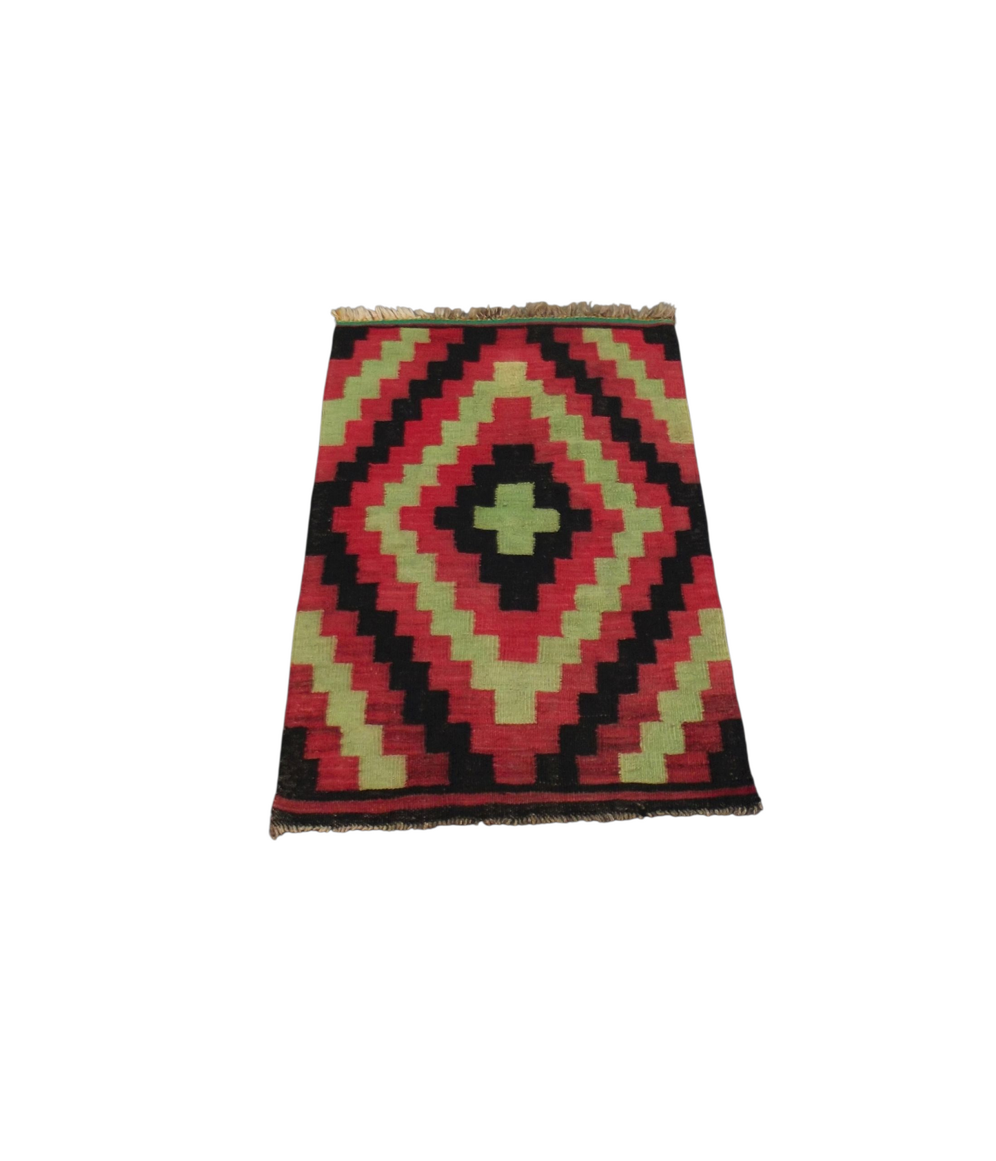 Kilim Antik El Dokuma İran Şiraz Yün Kilim 0451 - Yeni - Çok Renkli