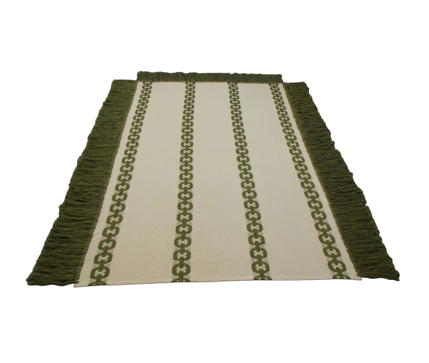 Kilim Antik Çok Amaçlı Kullanım El İşi Bukleli Yün Kilim 0452 - Yeni - Çok Renkli