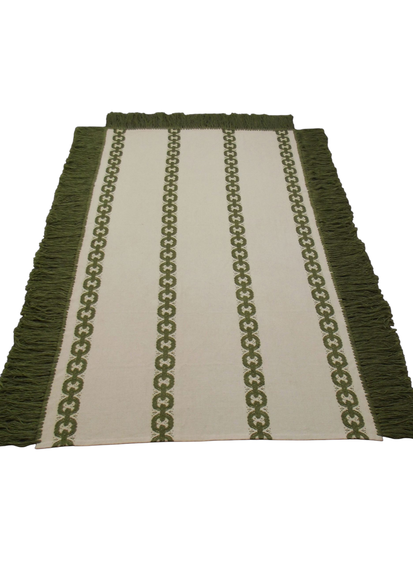 Kilim Antik Çok Amaçlı Kullanım El İşi Bukleli Yün Kilim 0452 - Yeni - Çok Renkli