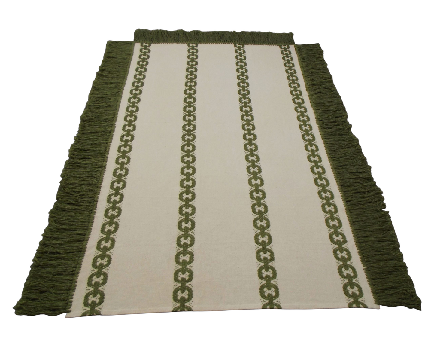 Kilim Antik Çok Amaçlı Kullanım El İşi Bukleli Yün Kilim 0452 - Yeni - Çok Renkli