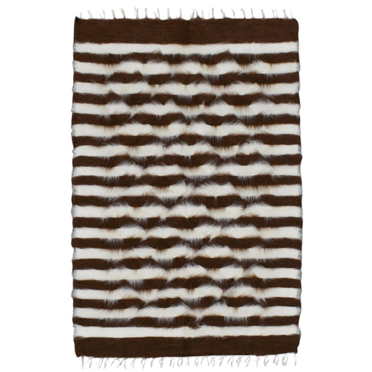 Kilim Antik El Dokuma Yün Tiftik Siirt Battaniyesi Kilim 0454 - Yeni - Çok Renkli