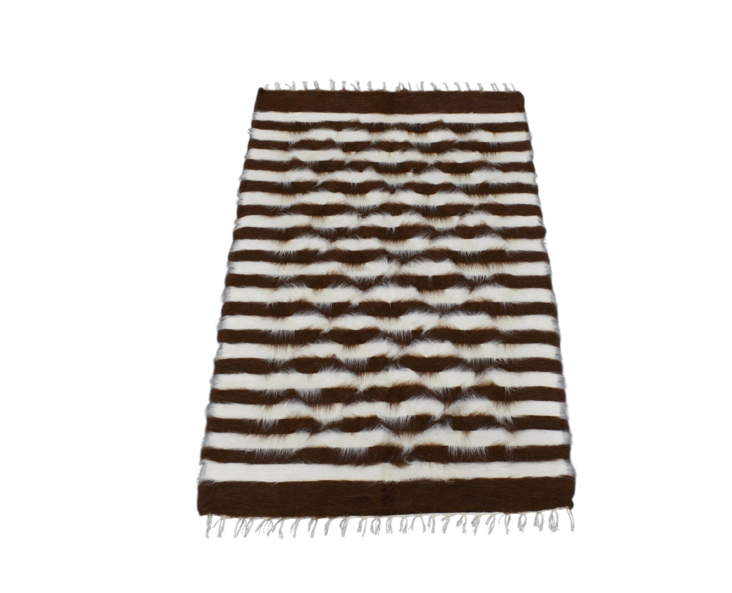 Kilim Antik El Dokuma Yün Tiftik Siirt Battaniyesi Kilim 0454 - Yeni - Çok Renkli