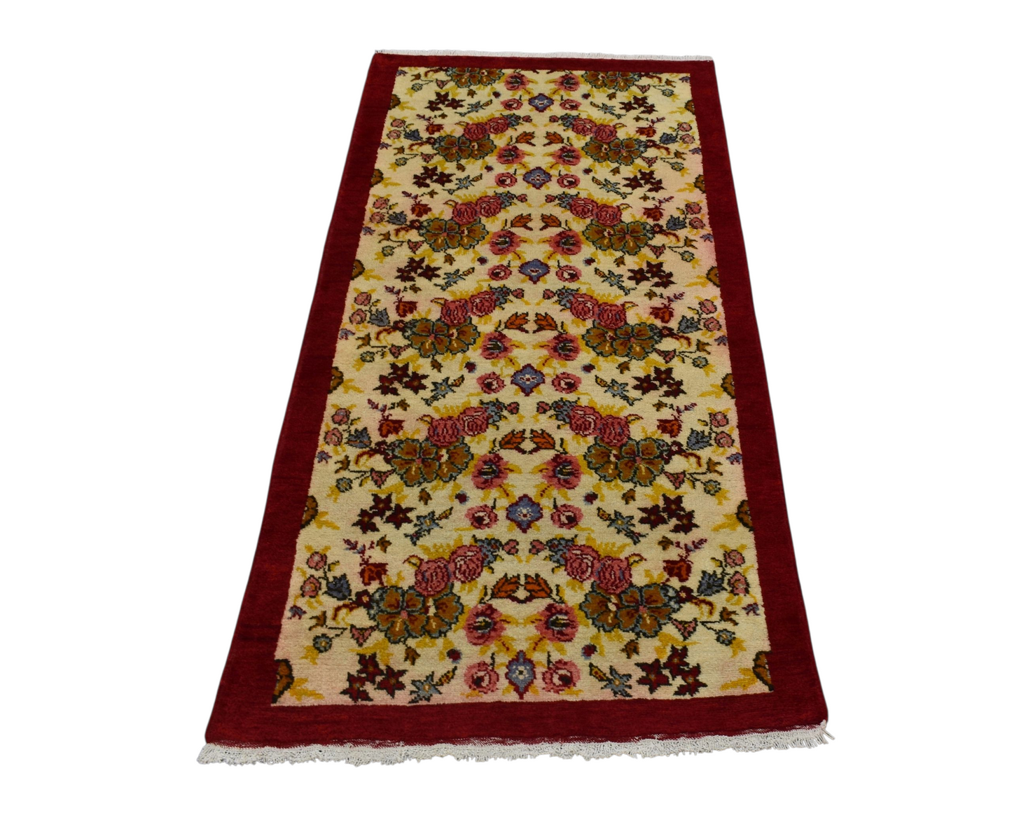 Kilim Antik El Dokuma Karacahisar Yün Halı 0463 - Yeni - Çok Renkli