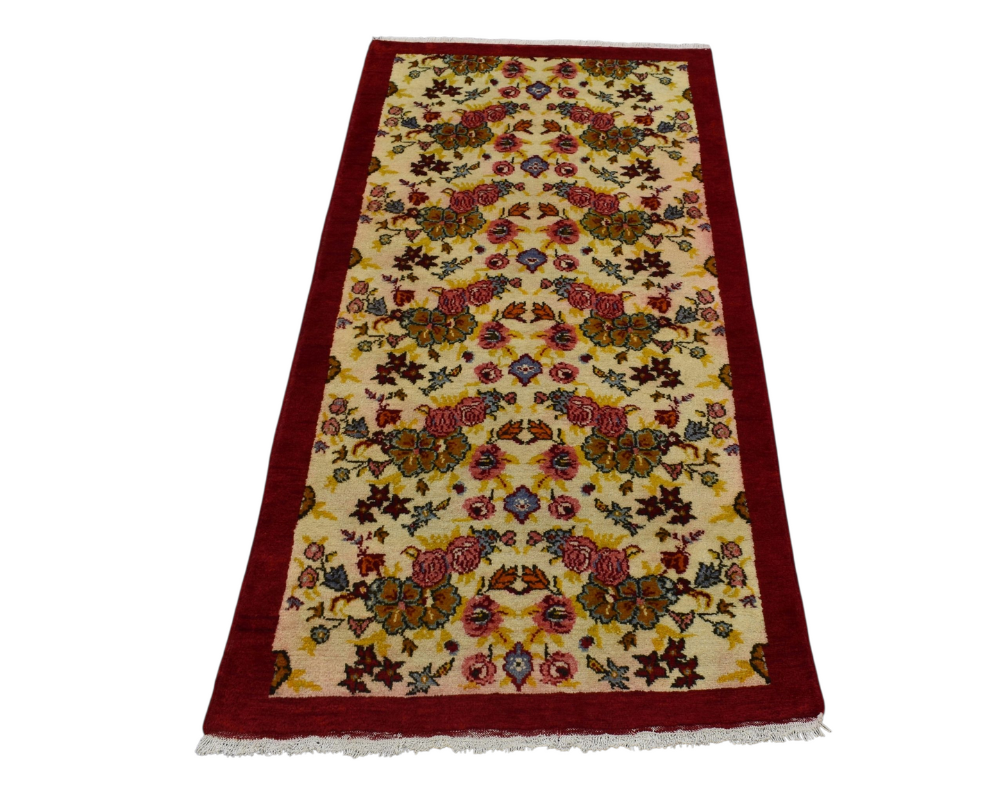 Kilim Antik El Dokuma Karacahisar Yün Halı 0463 - Yeni - Çok Renkli