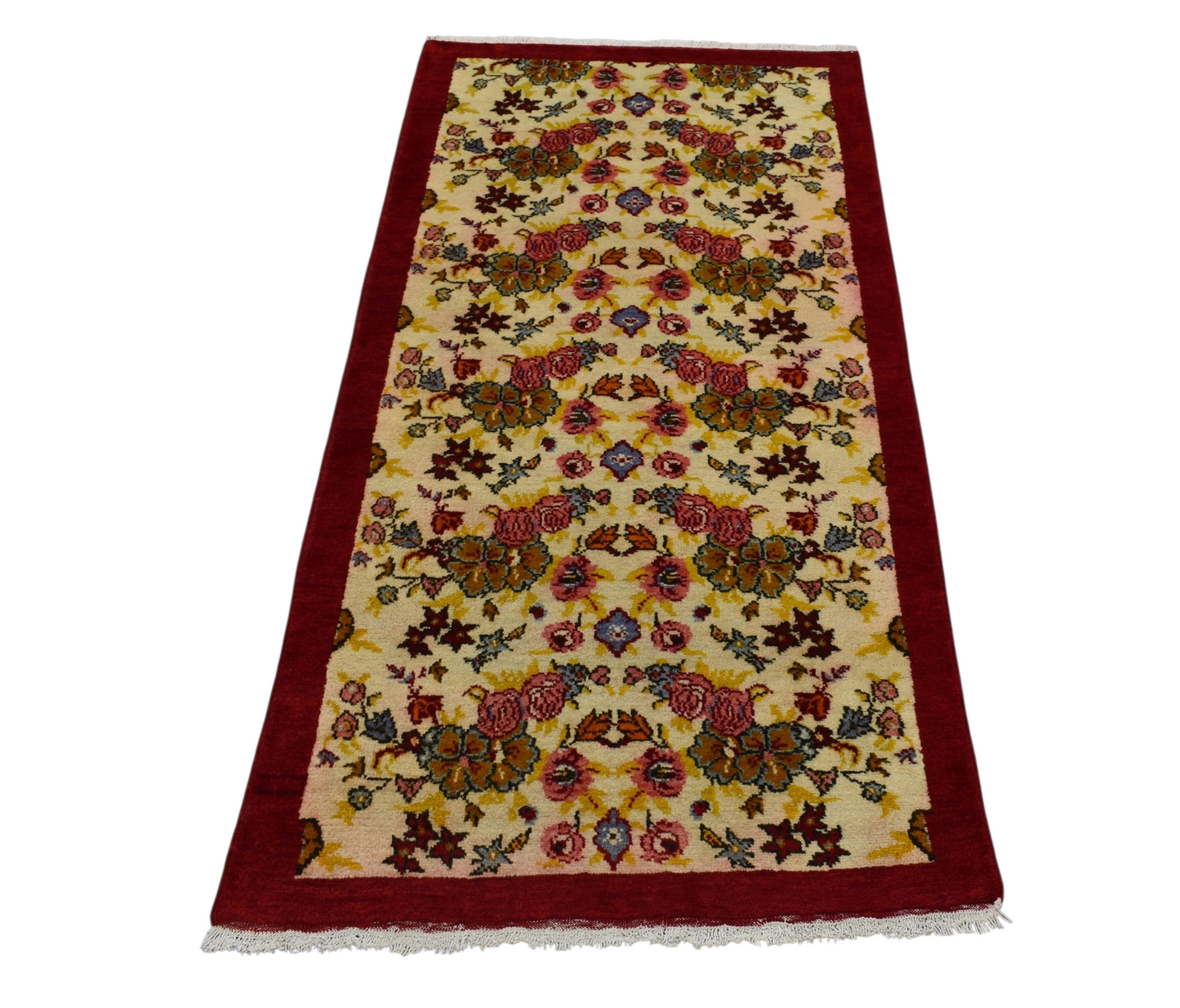 Kilim Antik El Dokuma Karacahisar Yün Halı 0463 - Yeni - Çok Renkli