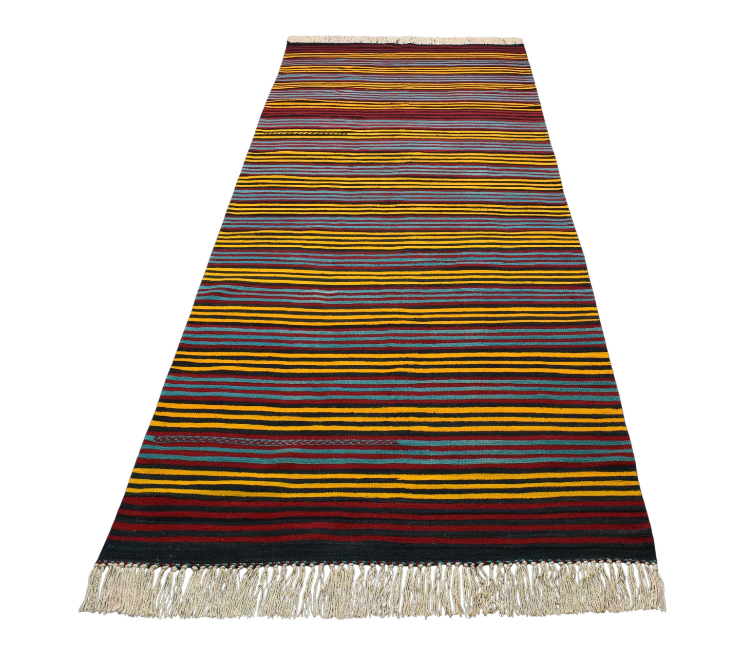 Kilim Antik El Dokuma Yahyalı Yün Kilim 0470 - Yeni - Çok Renkli