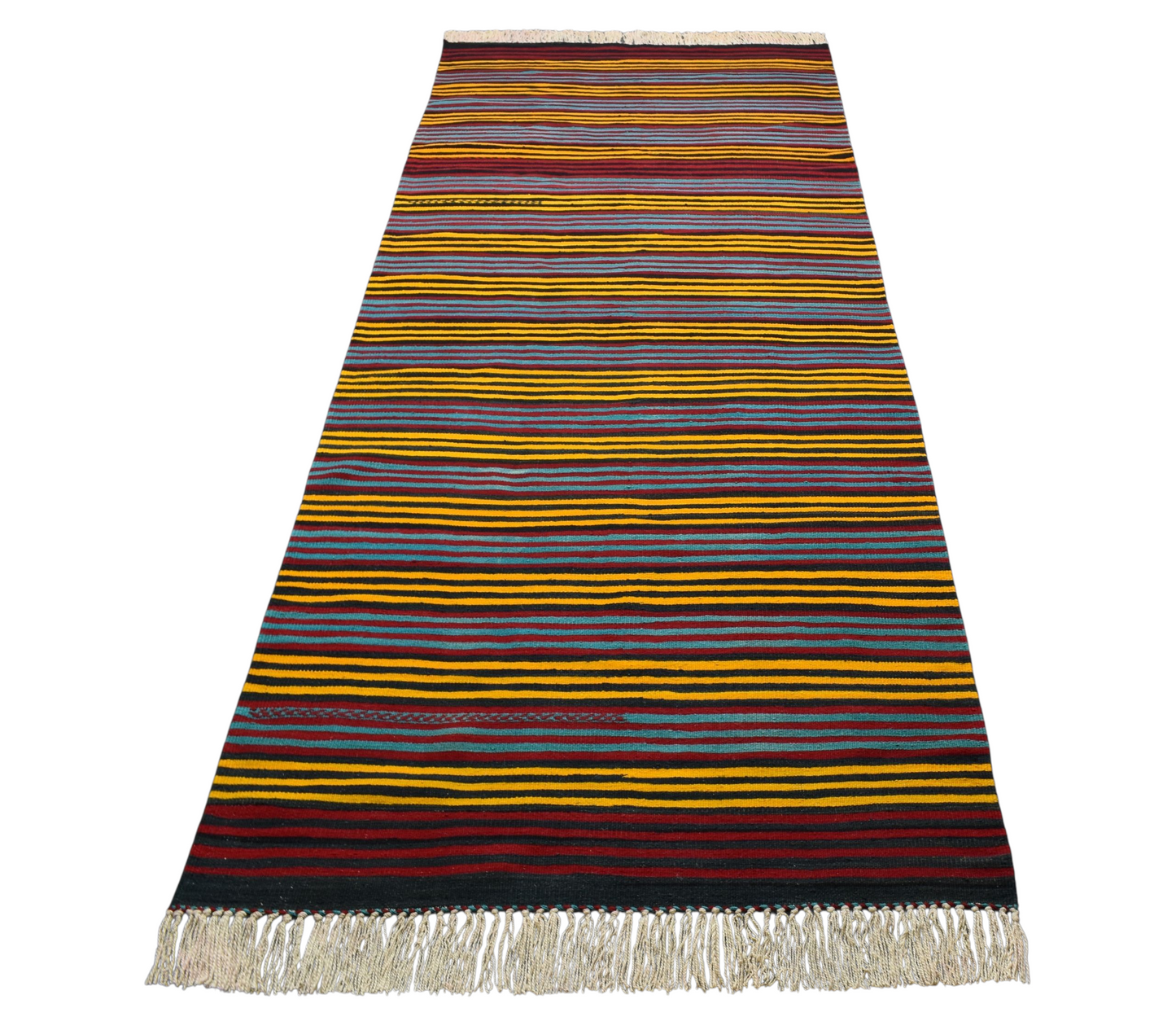 Kilim Antik El Dokuma Yahyalı Yün Kilim 0470 - Yeni - Çok Renkli