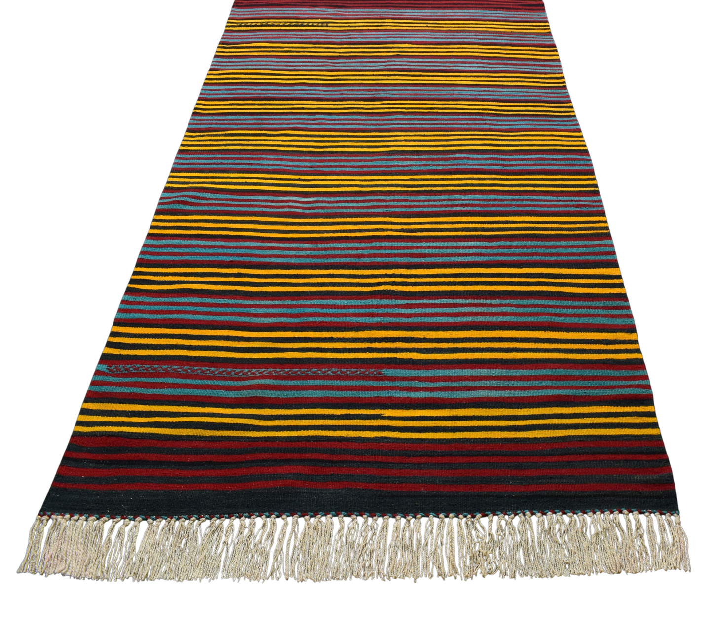 Kilim Antik El Dokuma Yahyalı Yün Kilim 0470 - Yeni - Çok Renkli